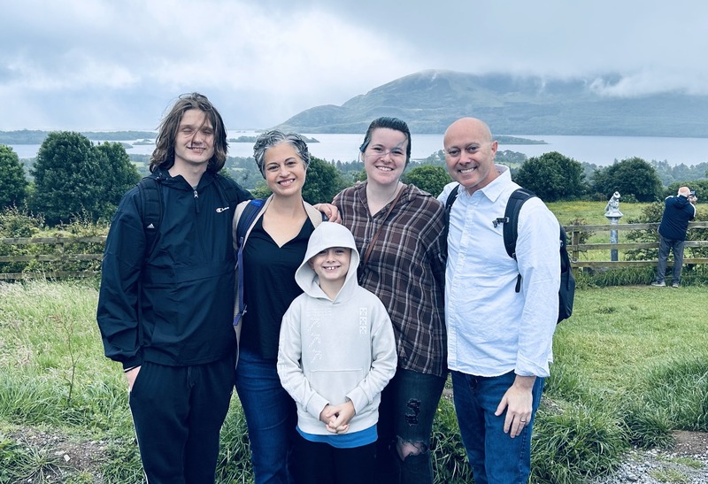 Family Photo in Ireland