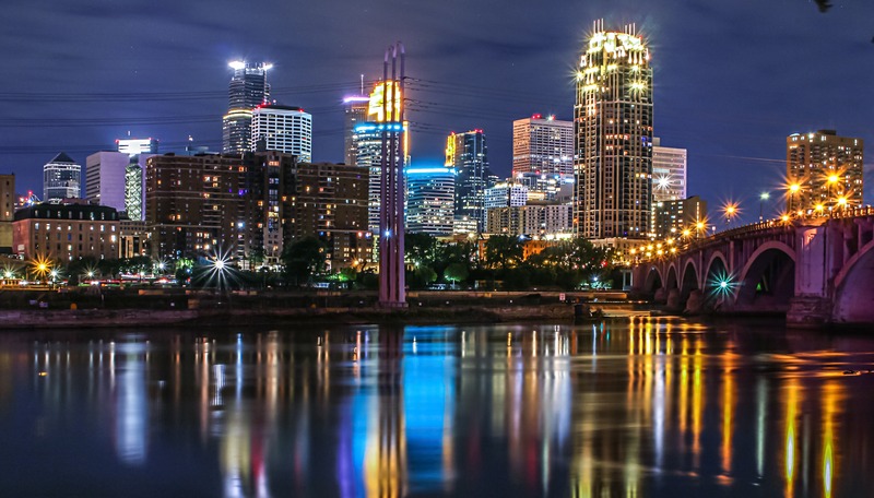 Minneapolis Skyline at night