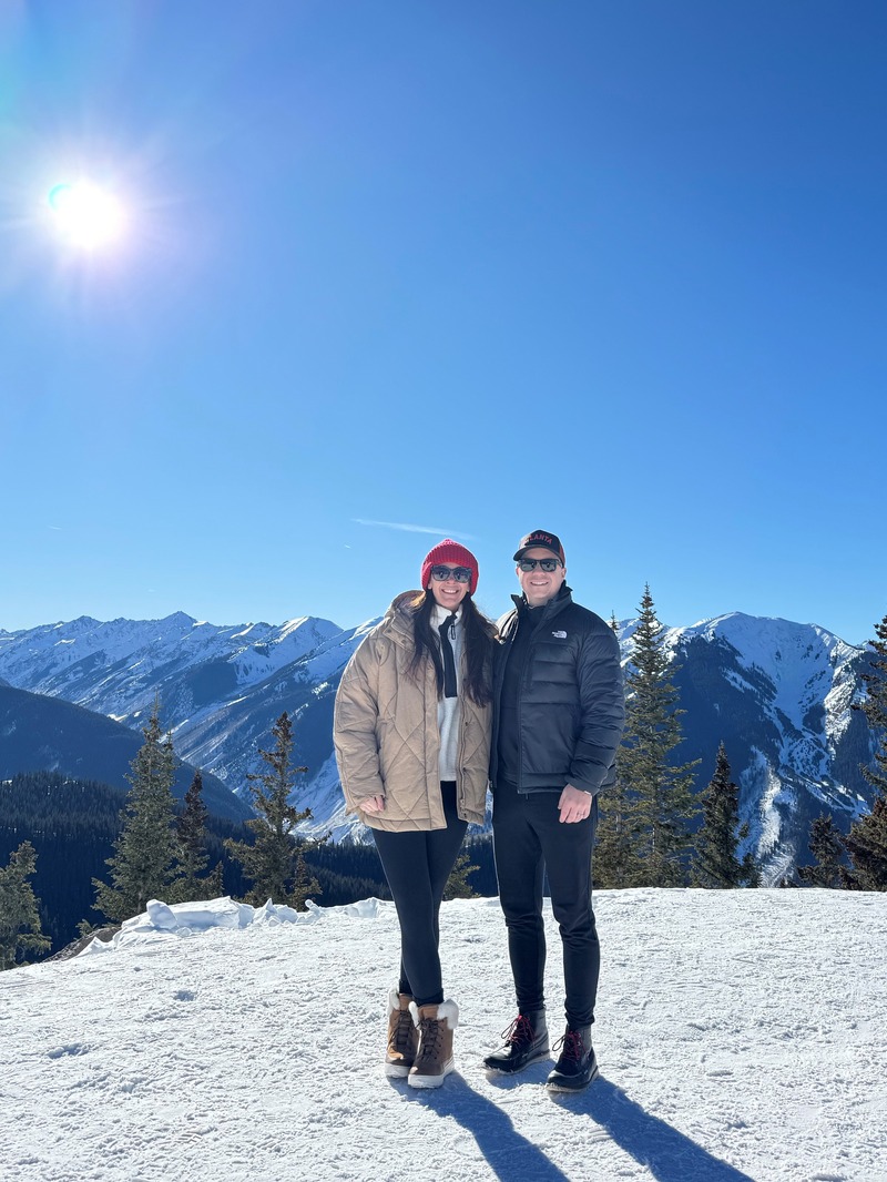 Kristin & myself hiking in Aspen!