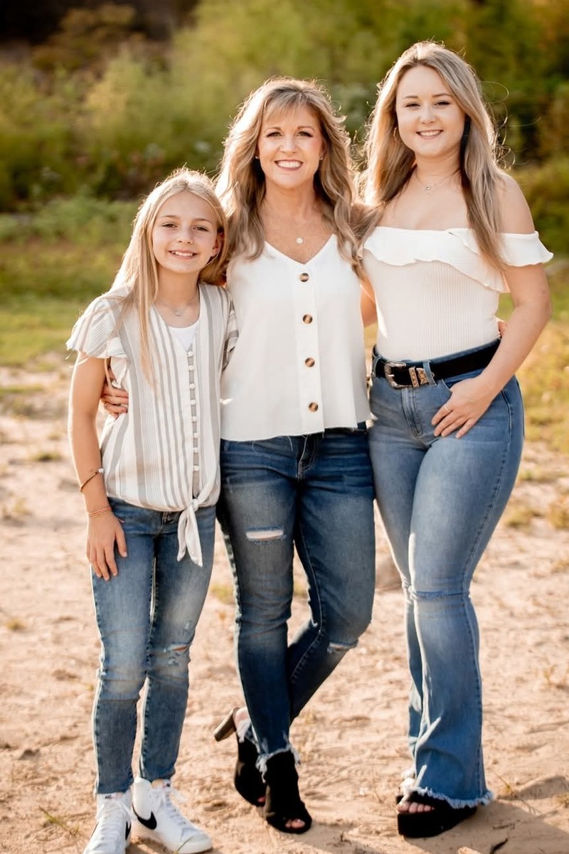 my wife and kids