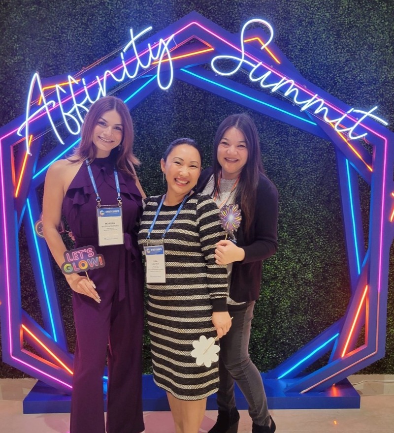 Morgan, Lisa and Rosie at the 2023 Women's Affinity Summit