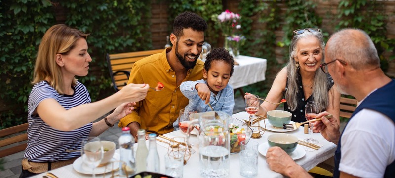 Family at table