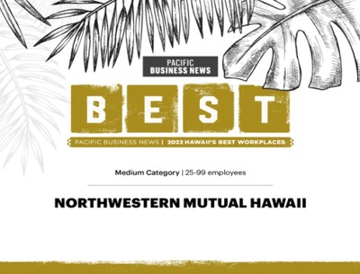 Pacific Business News, Hawaii's Best Workplaces 2022