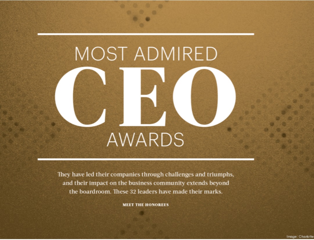 Richard Worrell, Most Admired CEO Award