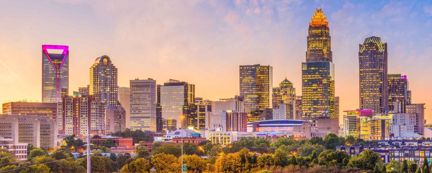 Charlotte North Carolina city skyline