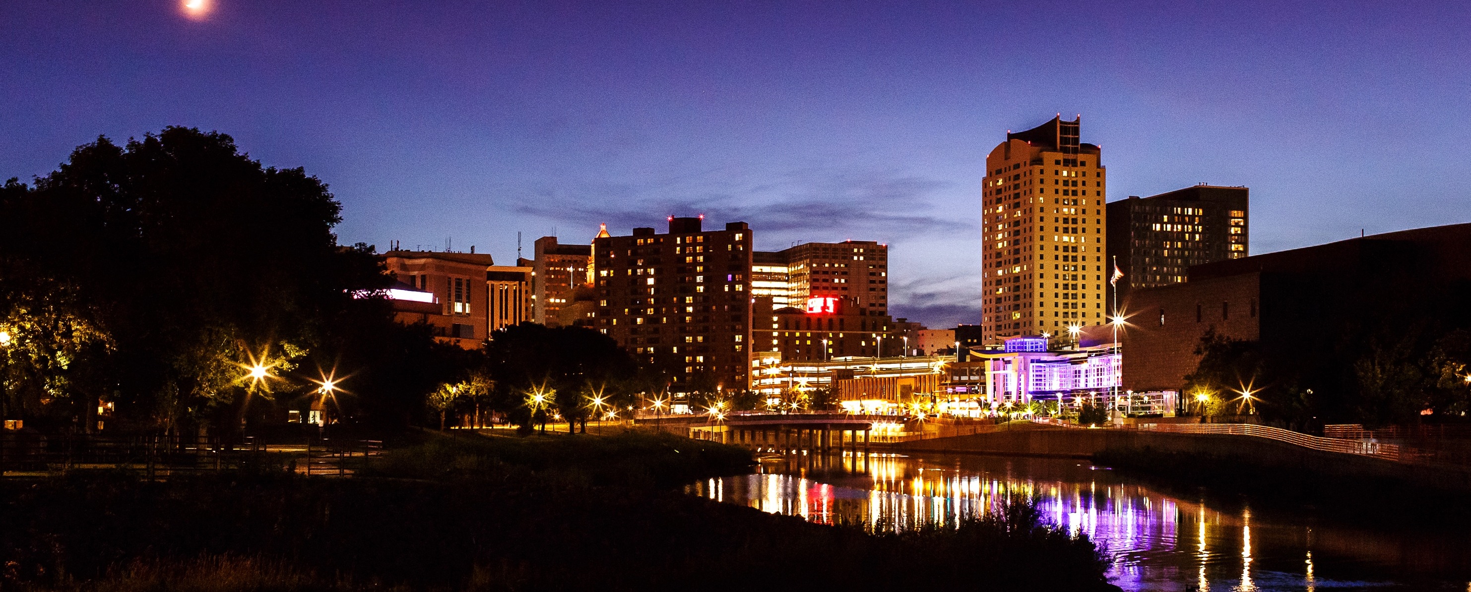 Rochester city skyline