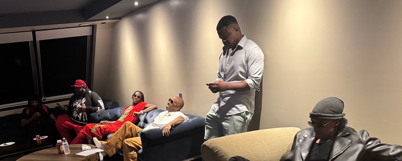 Soulja Boy, Jermain Dupri, myself and Nick Cannon