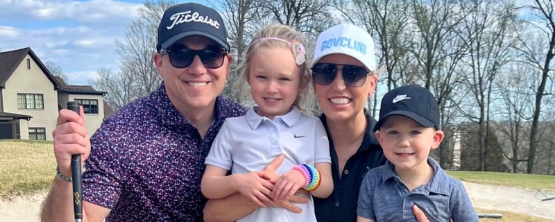 Gregory's Family Playing Golf